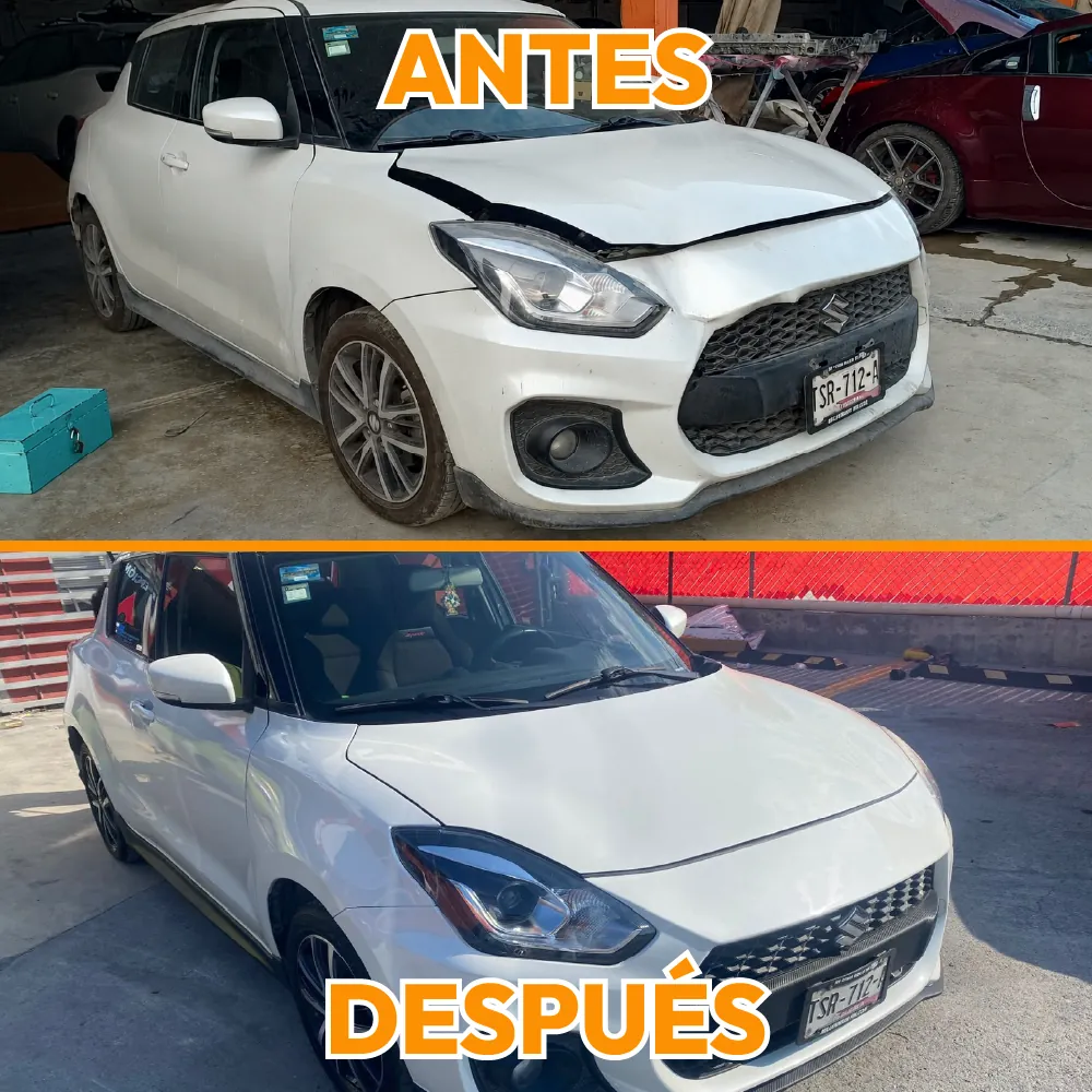 Pulido y detallado de pintura automotriz con máquina pulidora